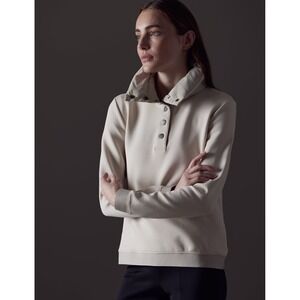 NWOT $350 Aether Align Pullover Womens XS Snap Neck Insulated Collar Bone Cozy